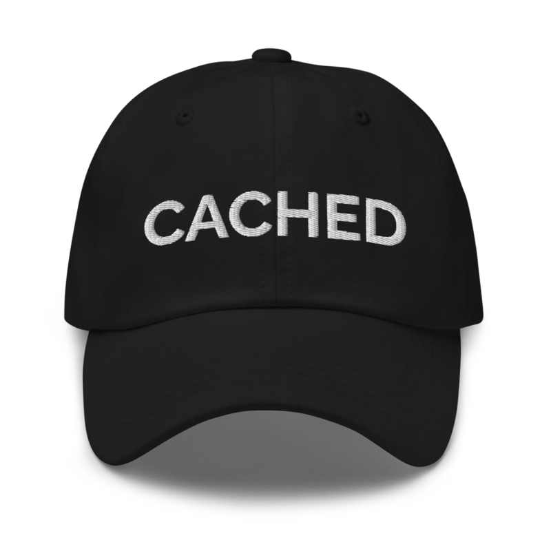 Cached Hat - Black