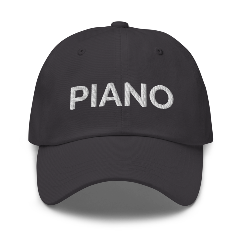 Piano Hat - Dark Grey