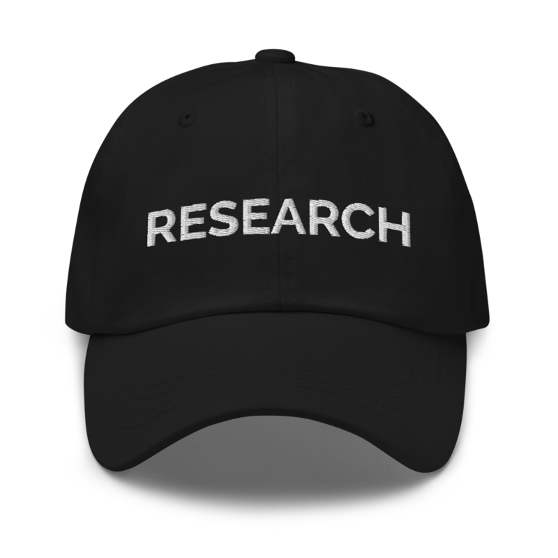 Research Hat - Black