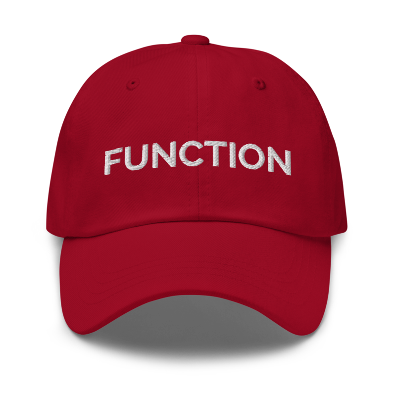 Function Hat - Cranberry