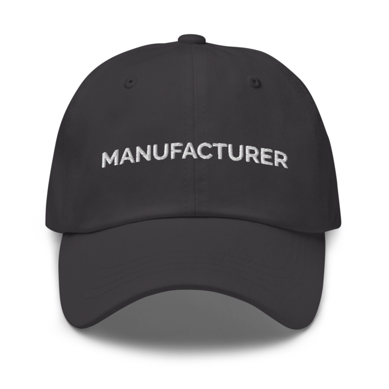 Manufacturer Hat - Dark Grey