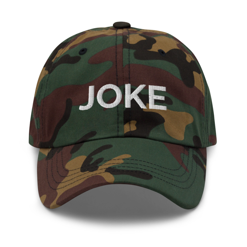 Joke Hat - Green Camo