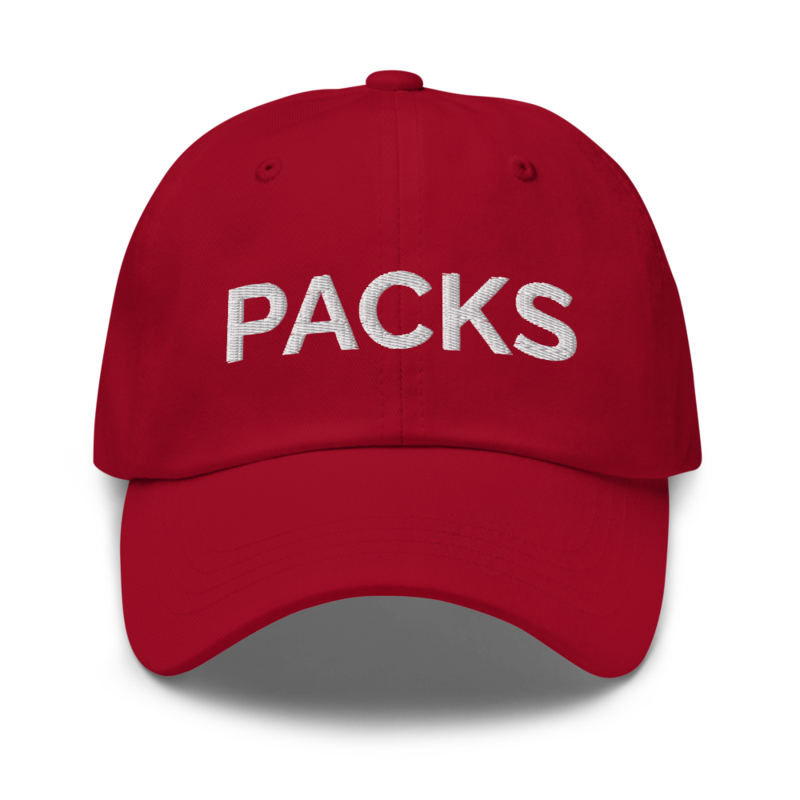 Packs Hat - Cranberry