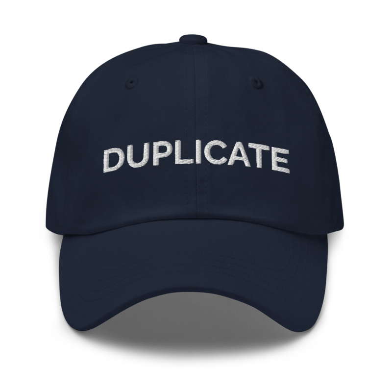 Duplicate Hat - Navy