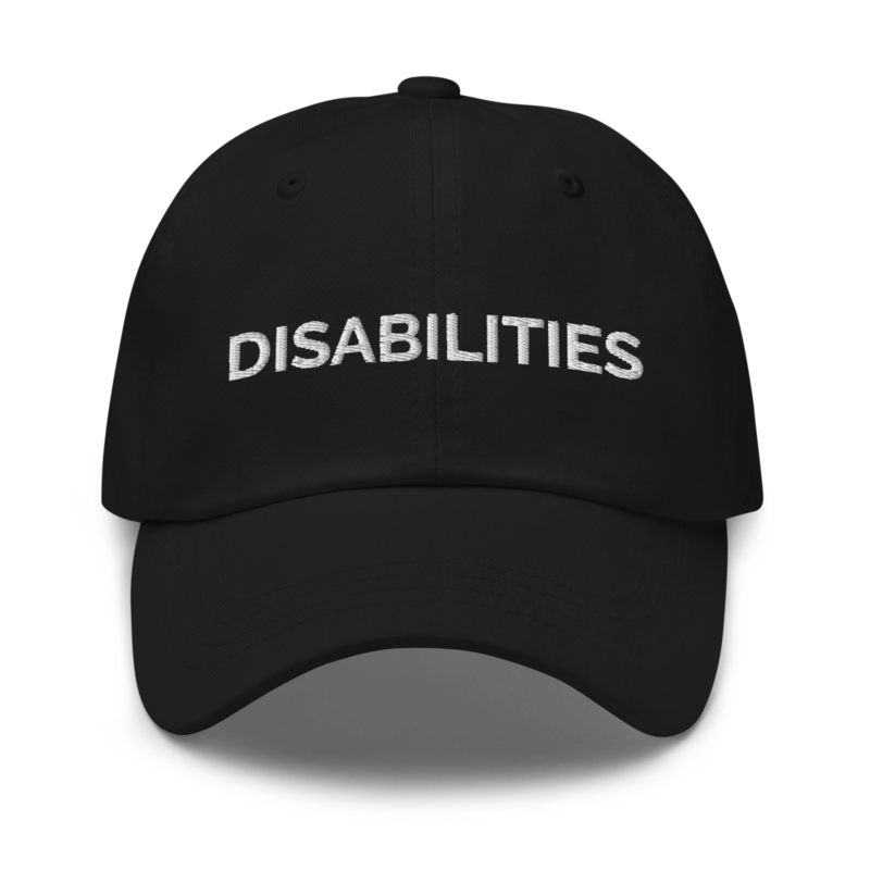 Disabilities Hat - Black