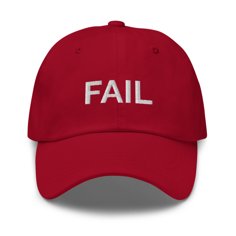 Fail Hat - Cranberry