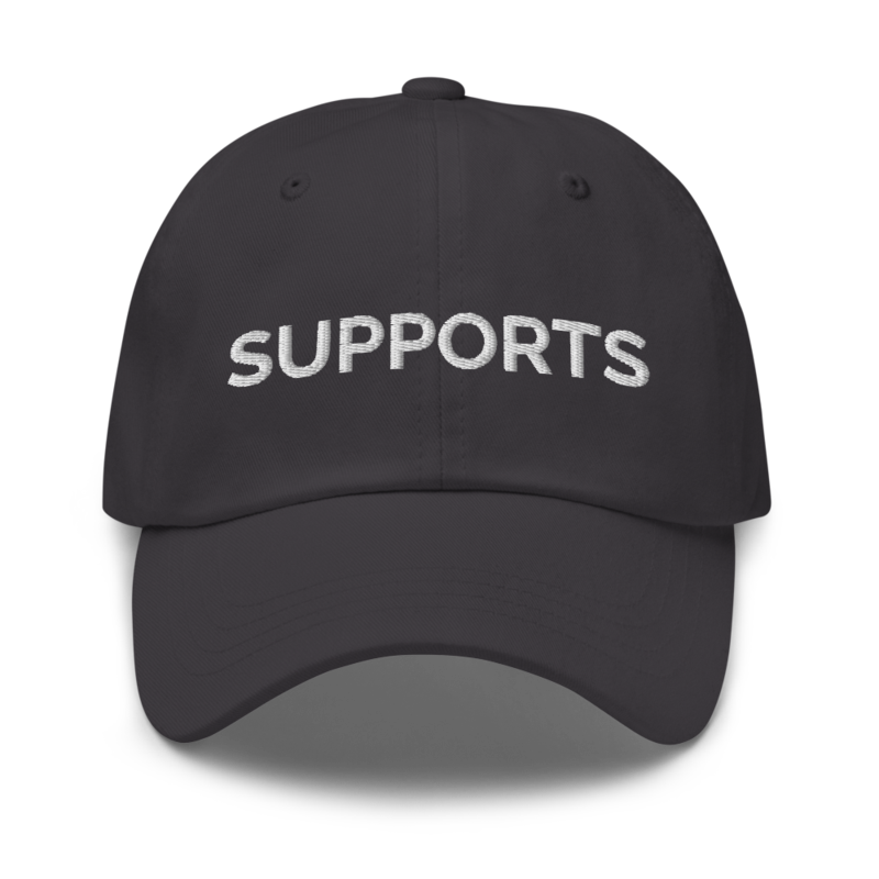 Supports Hat - Dark Grey