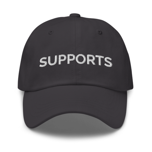 Supports Hat - Dark Grey