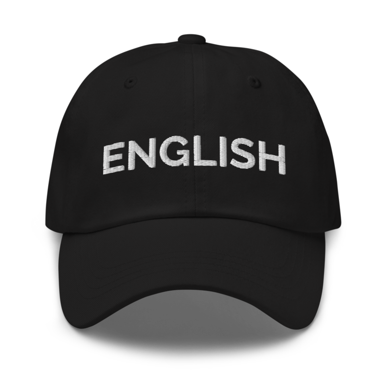 English Hat - Black