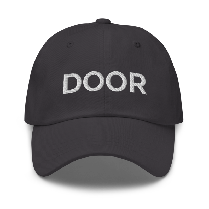 Door Hat - Dark Grey