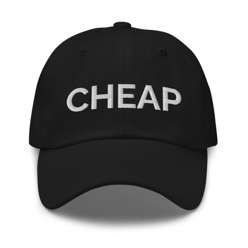 Cheap Hat - Black