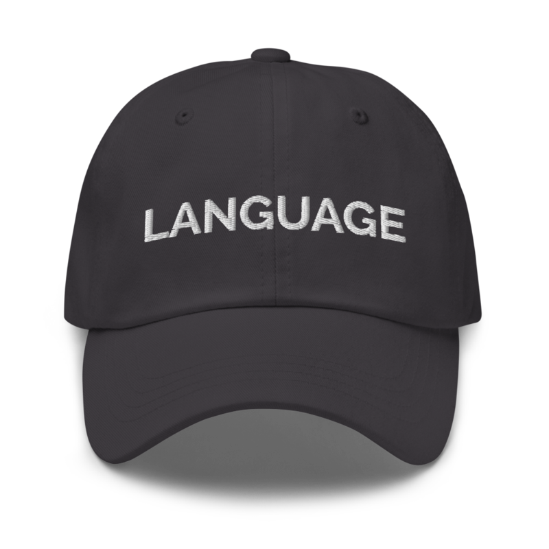 Language Hat - Dark Grey