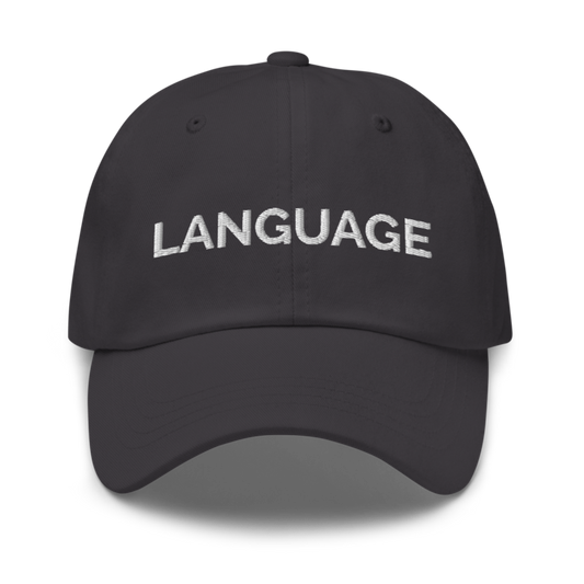 Language Hat - Dark Grey