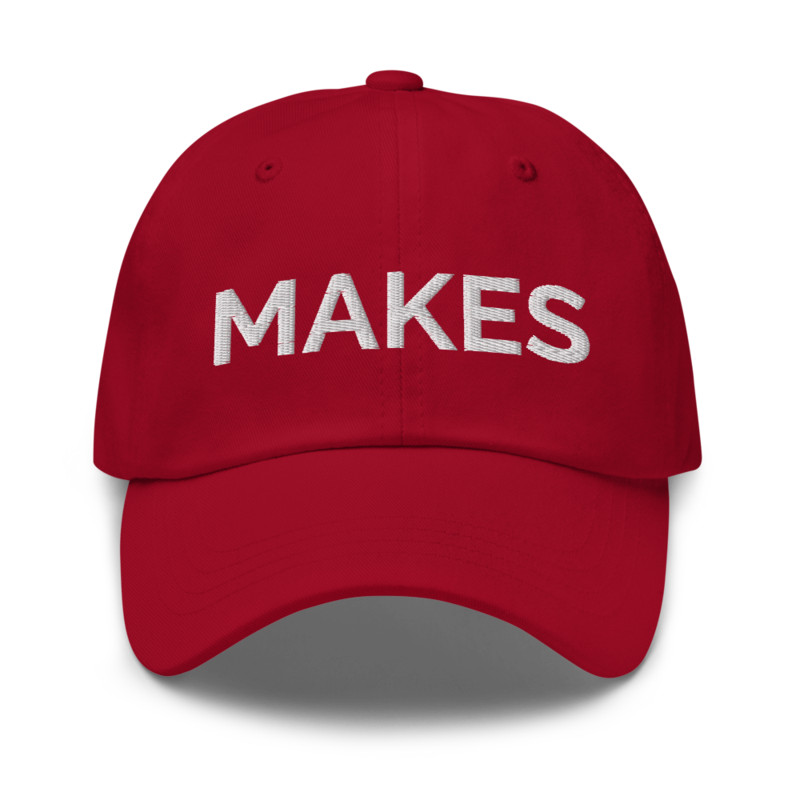 Makes Hat - Cranberry