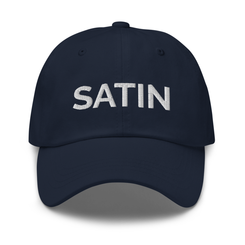Satin Hat - Navy