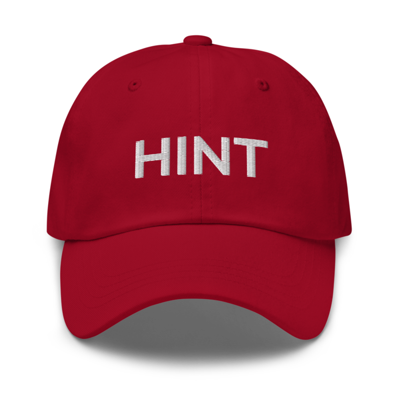 Hint Hat - Cranberry