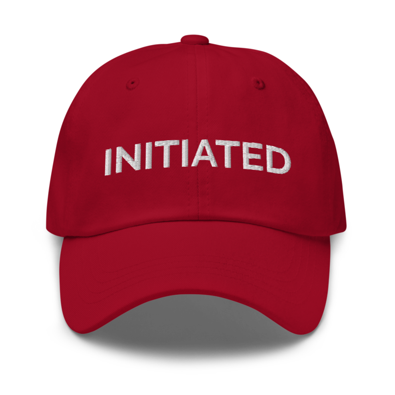 Initiated Hat - Cranberry