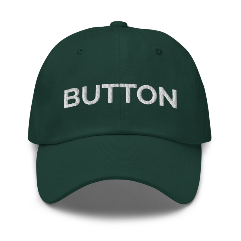 Button Hat - Spruce