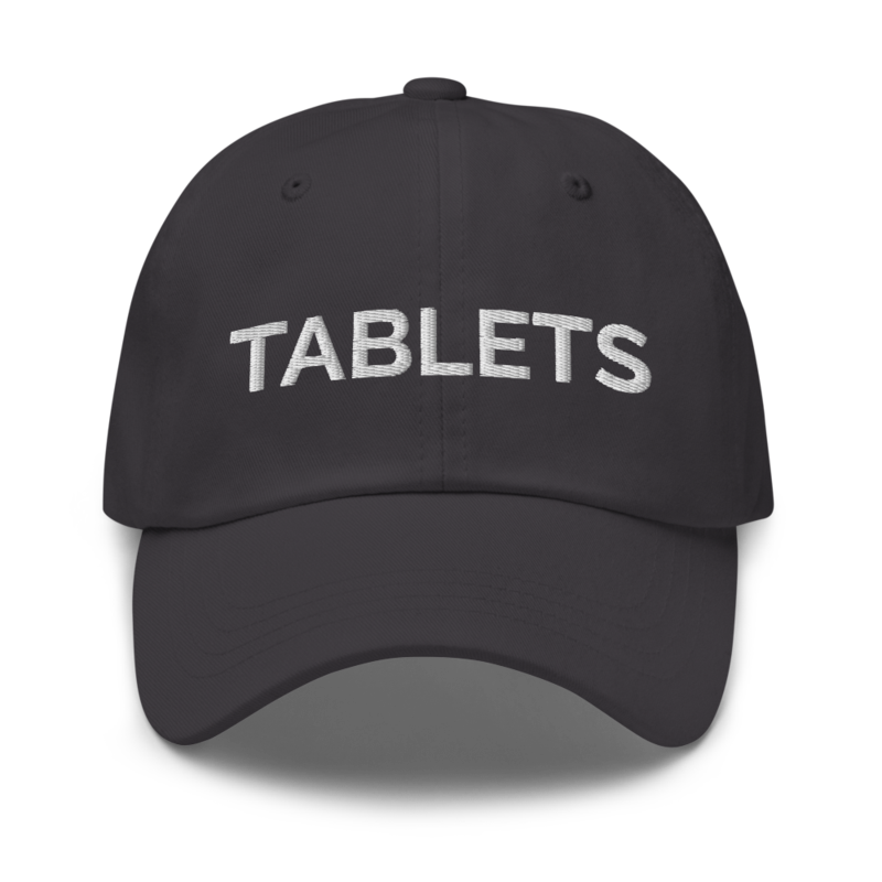 Tablets Hat - Dark Grey