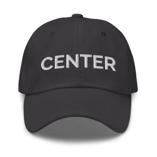 Center Hat - Dark Grey