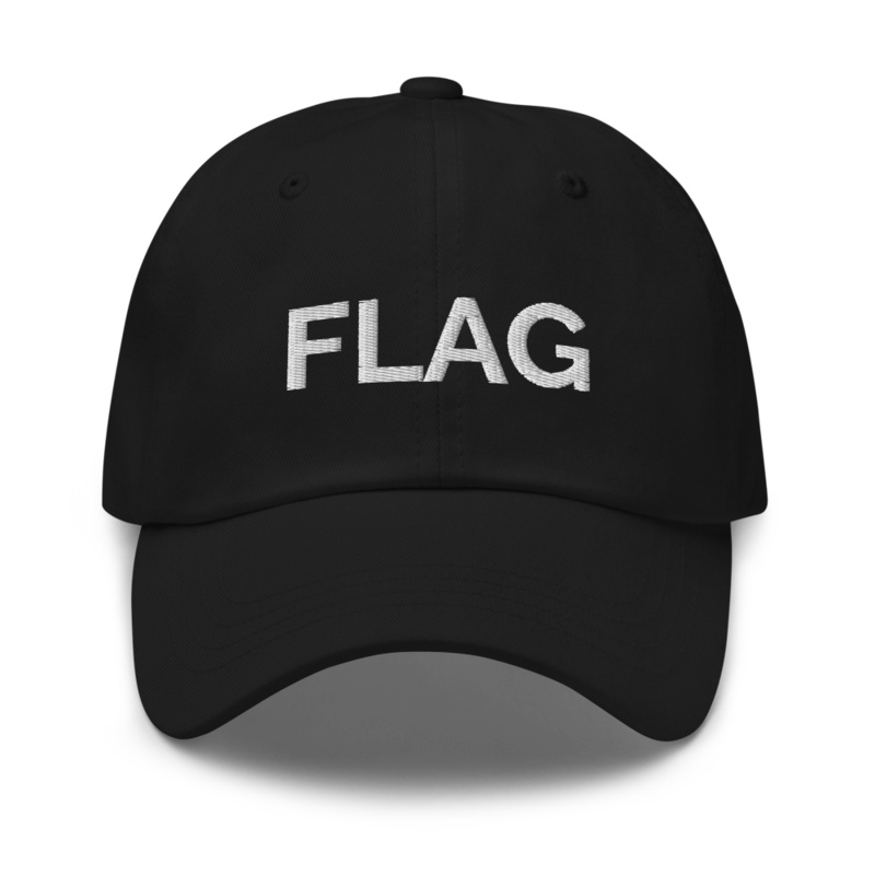 Flag Hat - Black