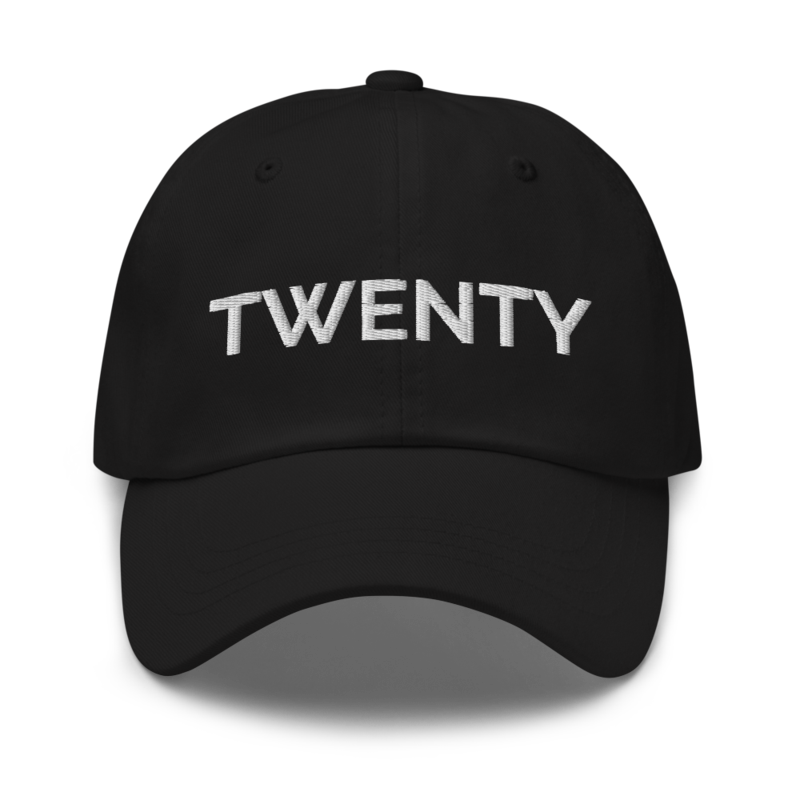 Twenty Hat - Black