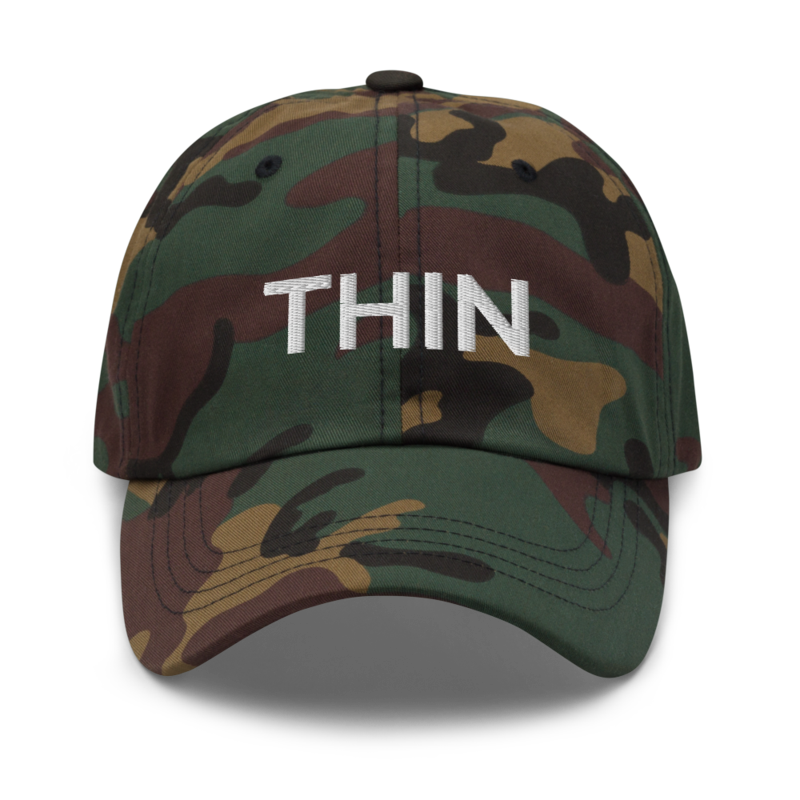 Thin Hat - Green Camo