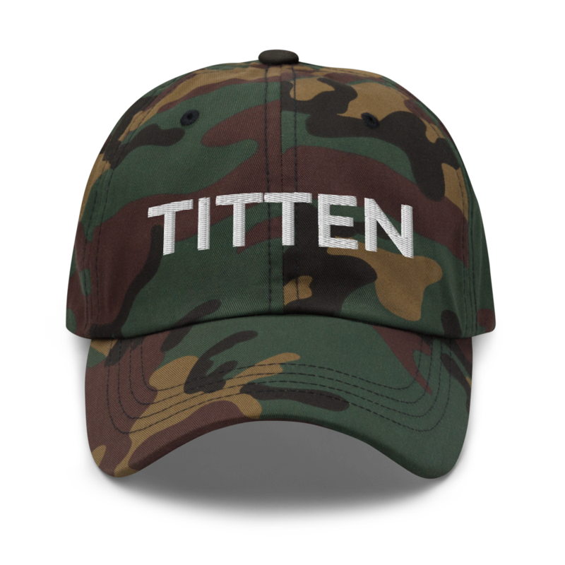 Titten Hat - Green Camo