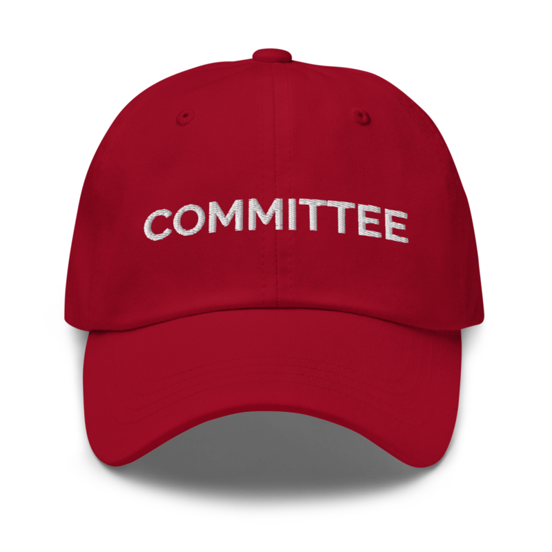 Committee Hat - Cranberry