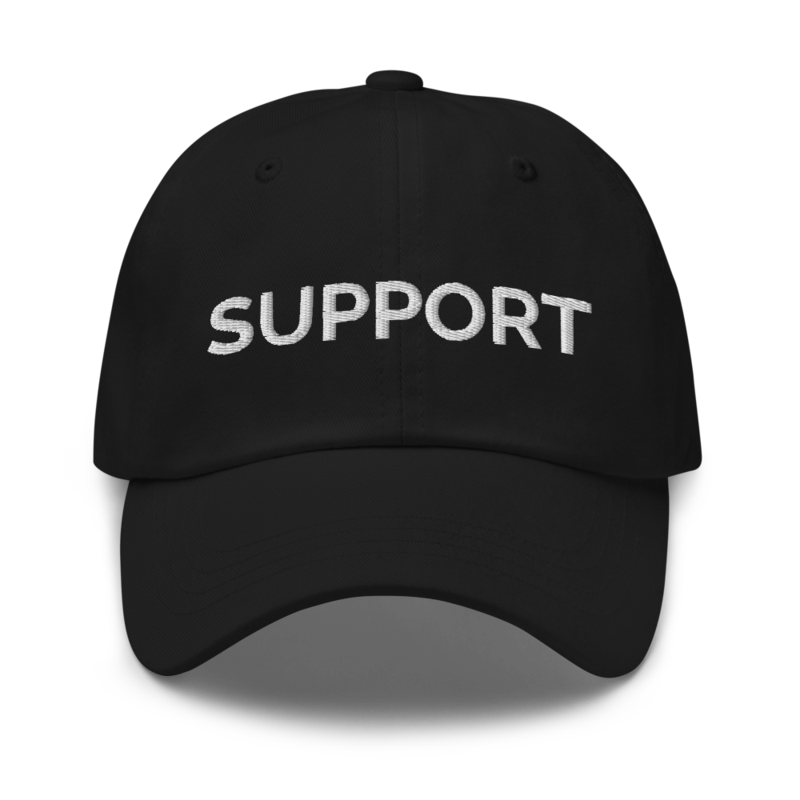 Support Hat - Black