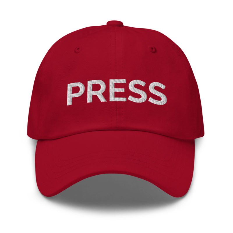 Press Hat - Cranberry