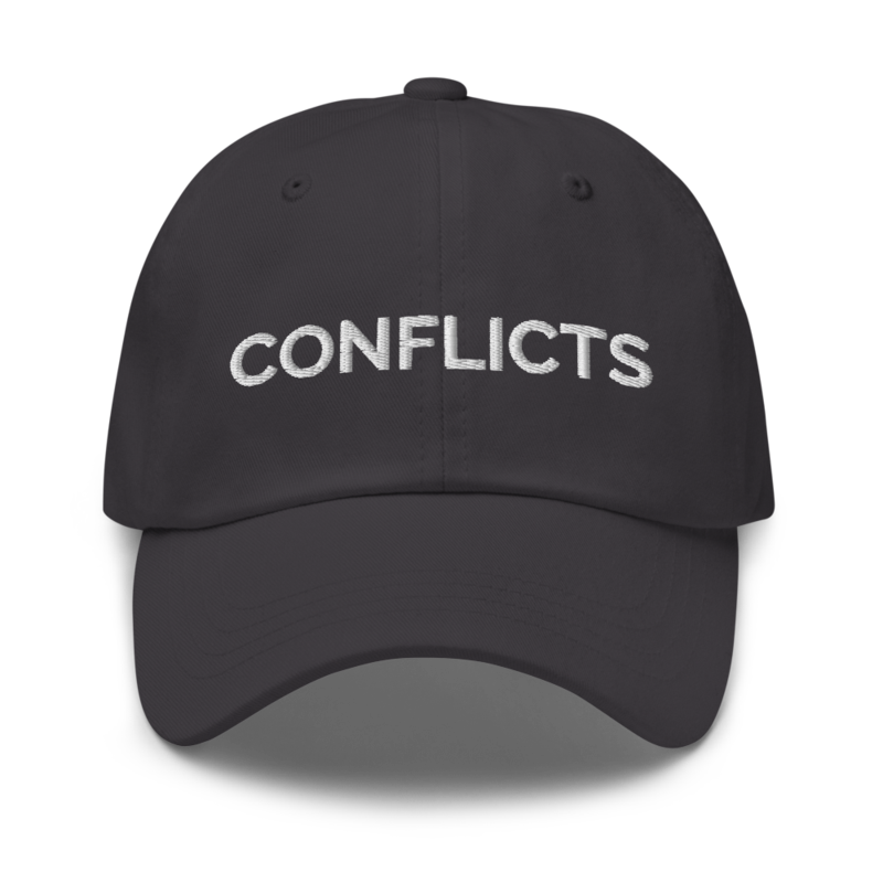 Conflicts Hat - Dark Grey