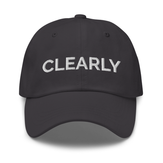 Clearly Hat - Dark Grey