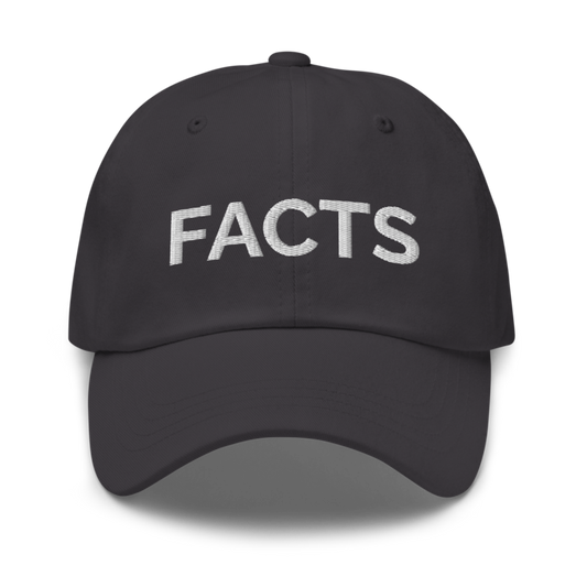 Facts Hat - Dark Grey