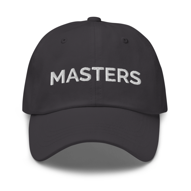 Masters Hat - Dark Grey