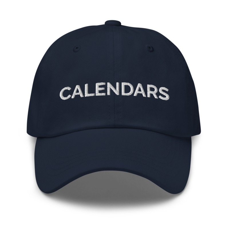 Calendars Hat - Navy