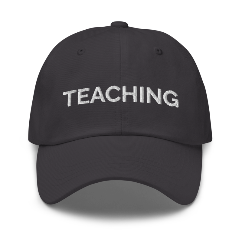 Teaching Hat - Dark Grey