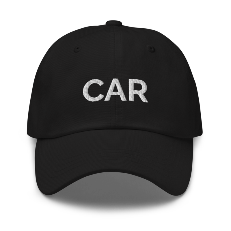 Car Hat - Black