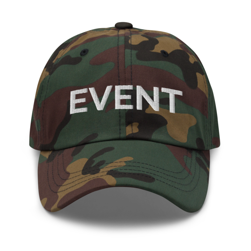 Event Hat - Green Camo