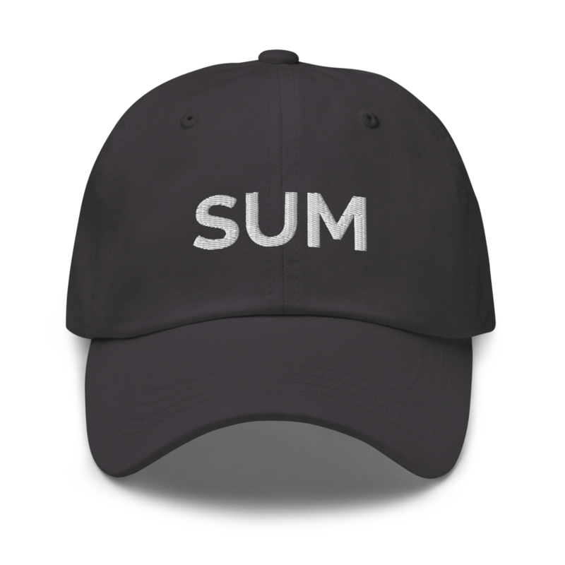 Sum Hat - Dark Grey