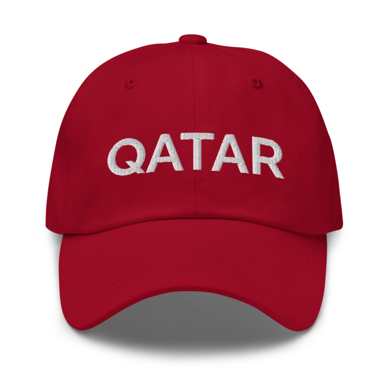 Qatar Hat - Cranberry