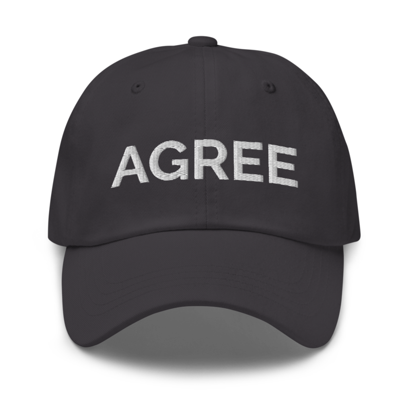 Agree Hat - Dark Grey