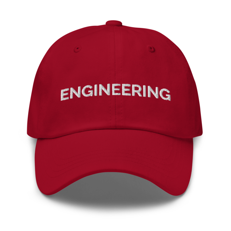 Engineering Hat - Cranberry