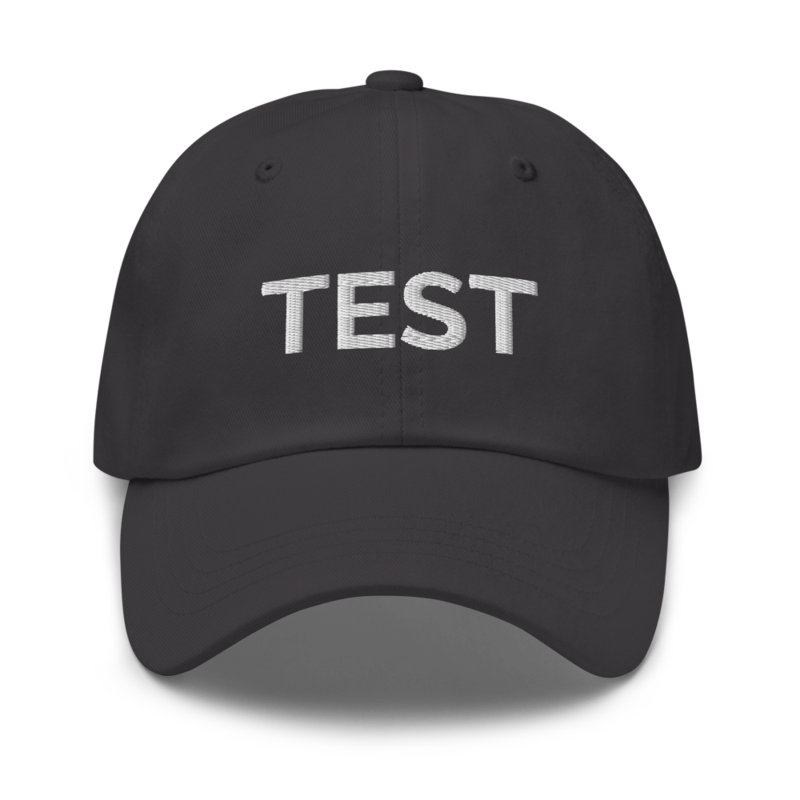 Test Hat - Dark Grey