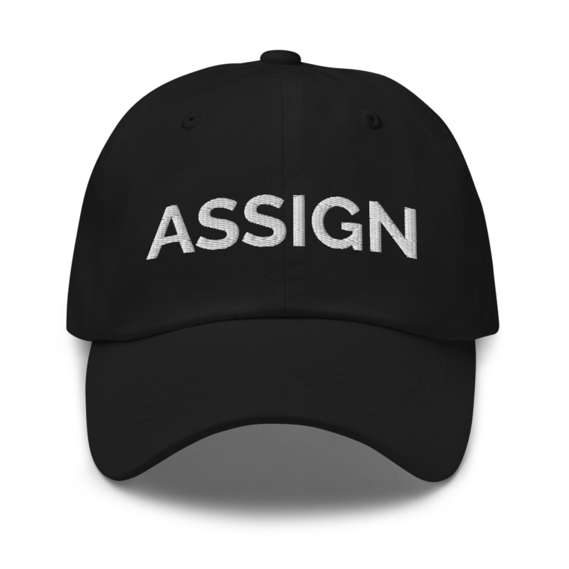 Assign Hat - Black