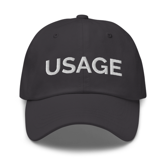 Usage Hat - Dark Grey