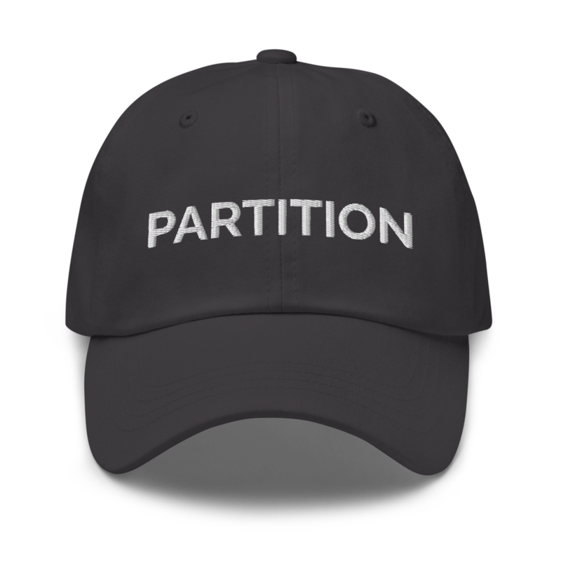 Partition Hat - Dark Grey