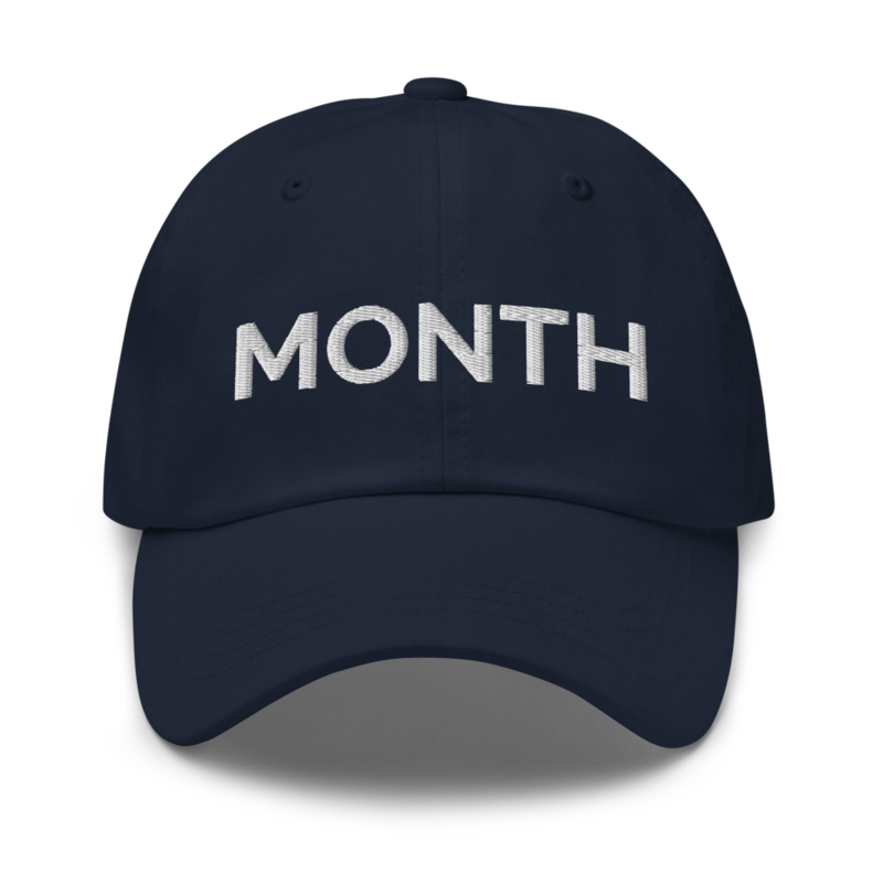 Month Hat - Navy