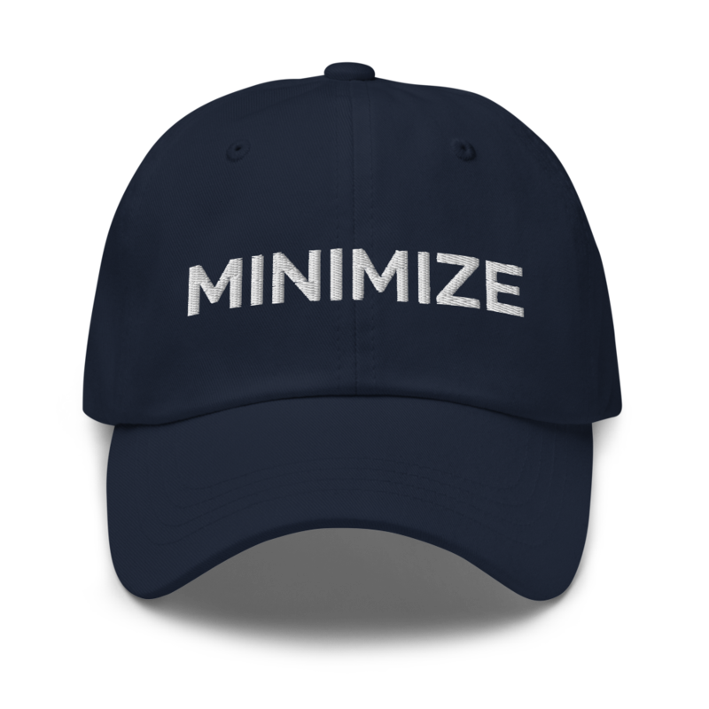 Minimize Hat - Navy