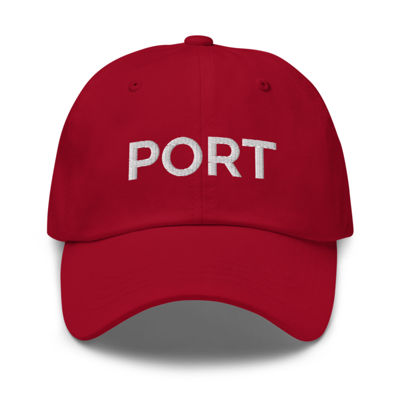 Port Hat - Cranberry